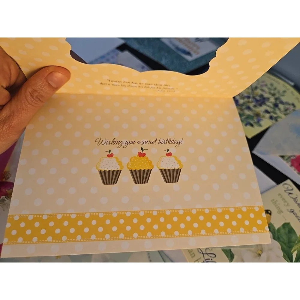 Birthday Cards & Envelopes Lot Of 17 Greeting Cards New St Joseph Indian School‎